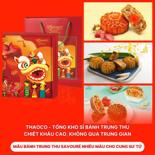 Bánh Trung Thu Savouré Nhiều Màu Cho Cung Sư Tử