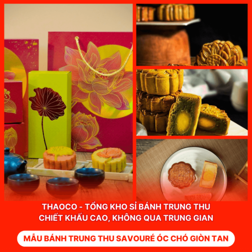 Bánh Trung Thu Savouré Óc Chó Giòn Tan