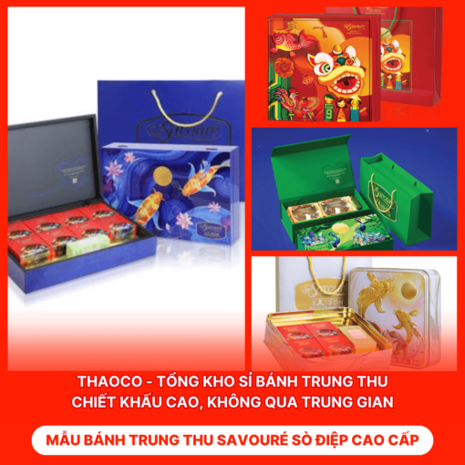 Bánh Trung Thu Savouré Sò Điệp Cao Cấp