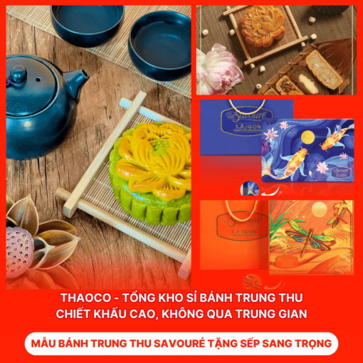 Bánh Trung Thu Savouré Tặng Sếp Sang Trọng
