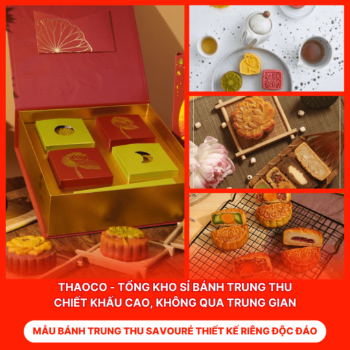 Bánh Trung Thu Savouré Thiết Kế Riêng Độc Đáo