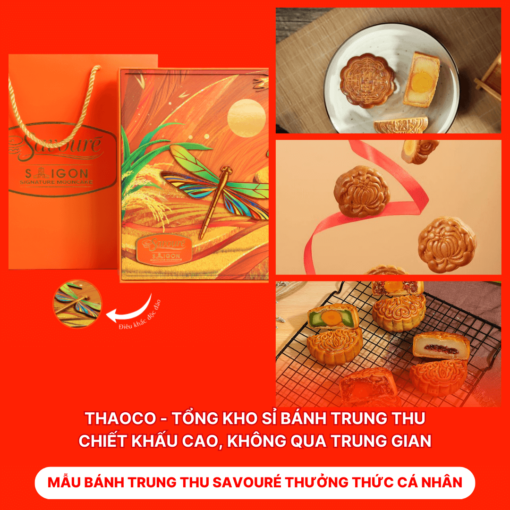 Bánh Trung Thu Savouré Thưởng Thức Cá Nhân