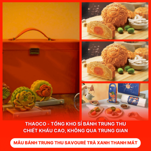 Bánh Trung Thu Savouré Trà Xanh Thanh Mát
