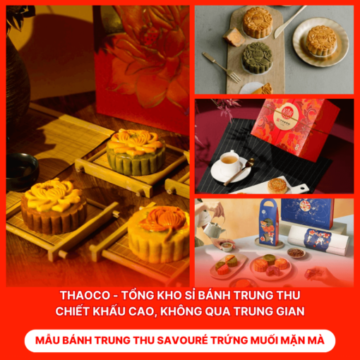 Bánh Trung Thu Savouré Trứng Muối Mặn Mà