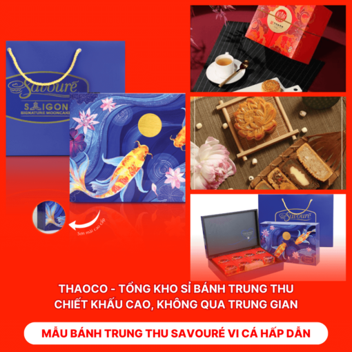 Bánh Trung Thu Savouré Vi Cá Hấp Dẫn