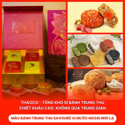 Bánh Trung Thu Savouré Vị Nước Ngoài Mới Lạ