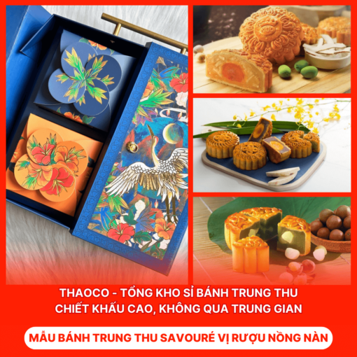 Bánh Trung Thu Savouré Vị Rượu Nồng Nàn