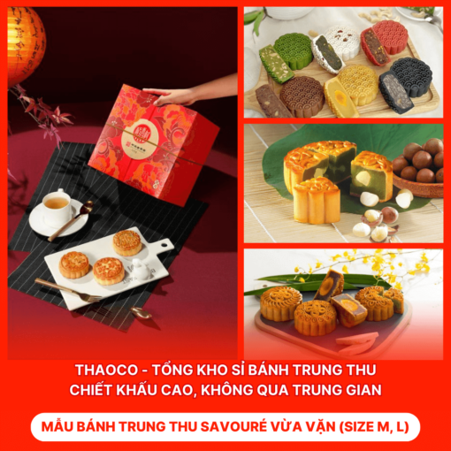 Bánh Trung Thu Savouré Vừa Vặn (Size M, L)