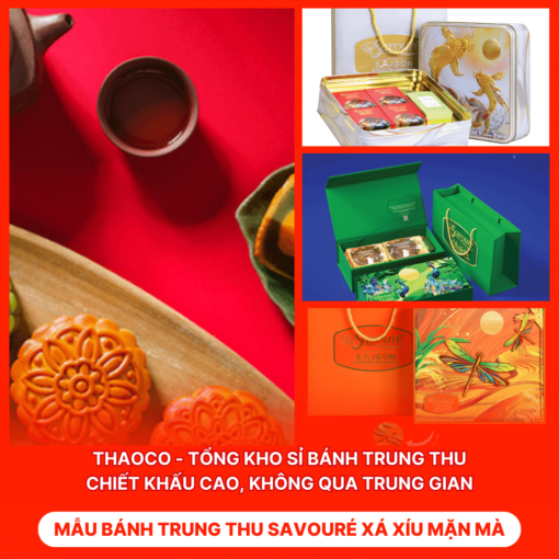 Bánh Trung Thu Savouré Xá Xíu Mặn Mà