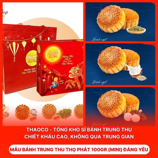 Bánh Trung Thu Thọ Phát 100gr (Mini) Đáng Yêu