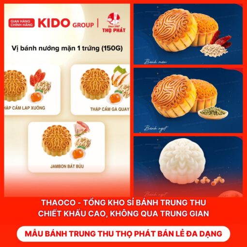 Bánh Trung Thu Thọ Phát Bán Lẻ Đa Dạng