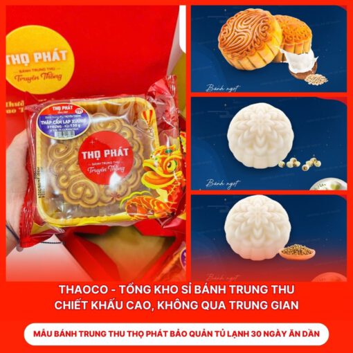 Bánh Trung Thu Thọ Phát Bảo Quản Tủ Lạnh 30 Ngày Ăn Dần