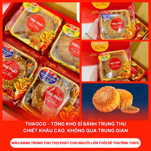 Bánh Trung Thu Thọ Phát Cho Người Lớn Tuổi Dễ Thưởng Thức