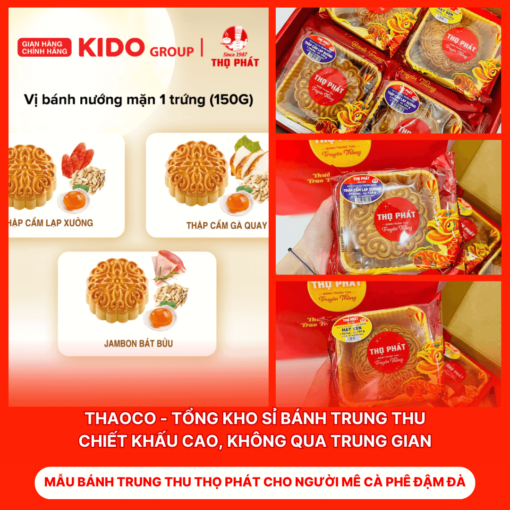 Bánh Trung Thu Thọ Phát Cho Người Mê Cà Phê Đậm Đà