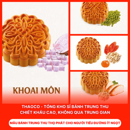 Bánh Trung Thu Thọ Phát Cho Người Tiểu Đường Ít Ngọt