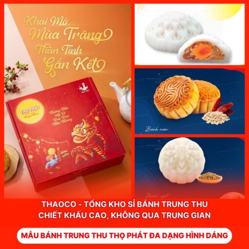 Bánh Trung Thu Thọ Phát Đa Dạng Hình Dáng