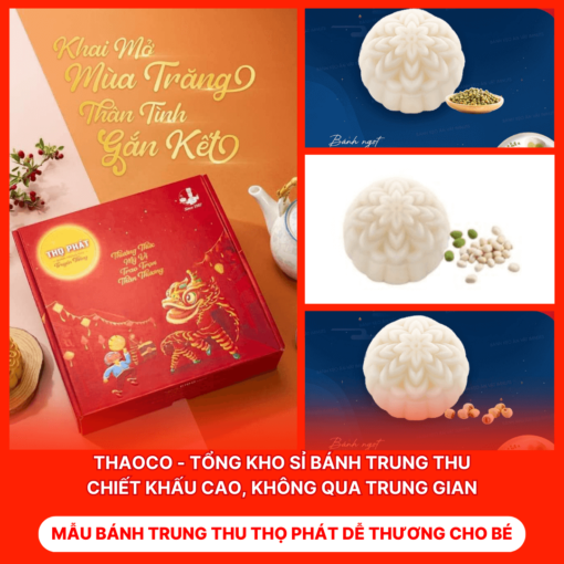 Bánh Trung Thu Thọ Phát Dễ Thương Cho Bé