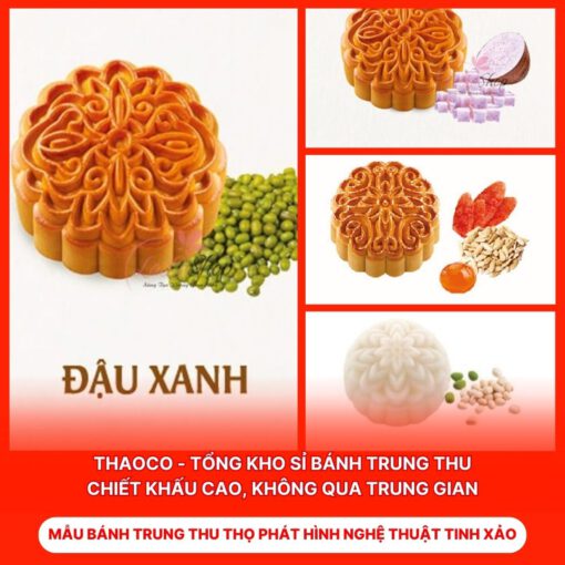 Bánh Trung Thu Thọ Phát Hình Nghệ Thuật Tinh Xảo