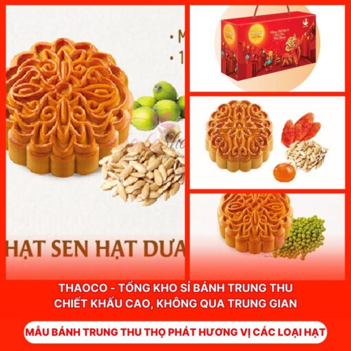 Bánh Trung Thu Thọ Phát Hương Vị Các Loại Hạt