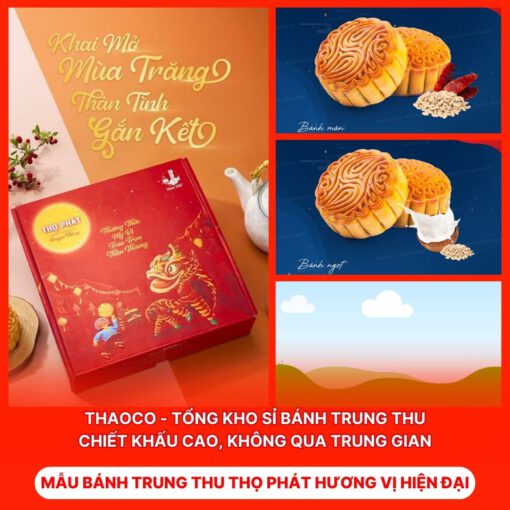 Bánh Trung Thu Thọ Phát Hương Vị Hiện Đại