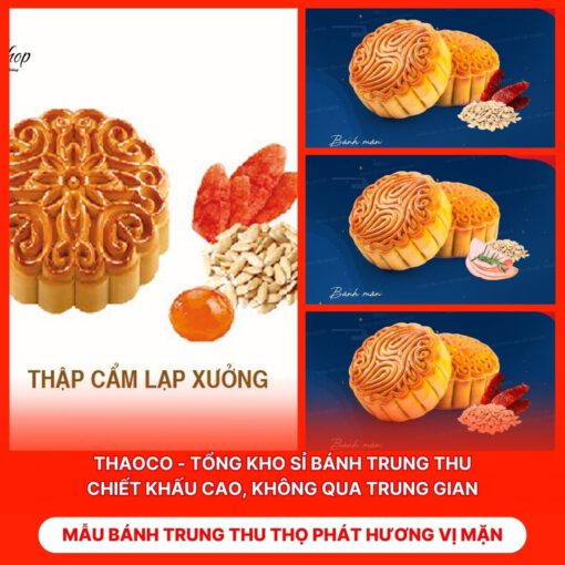 Bánh Trung Thu Thọ Phát Hương Vị Mặn