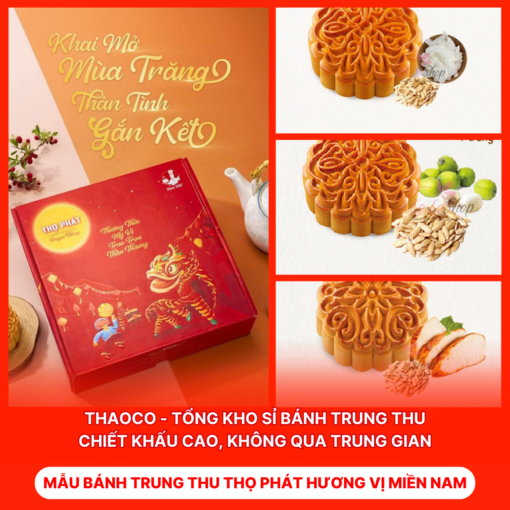 Bánh Trung Thu Thọ Phát Hương Vị Miền Nam