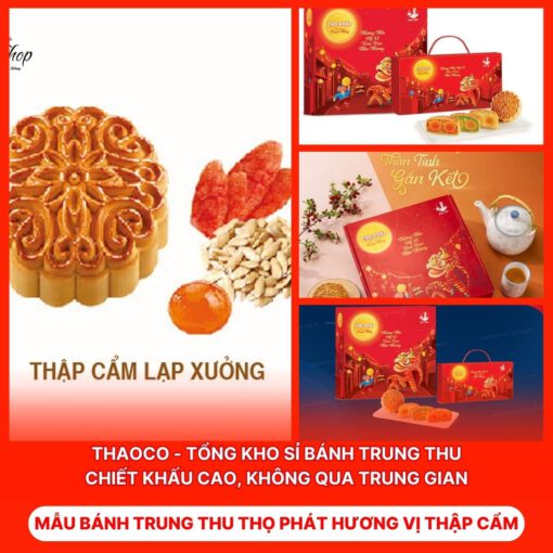 Bánh Trung Thu Thọ Phát Hương Vị Thập Cẩm