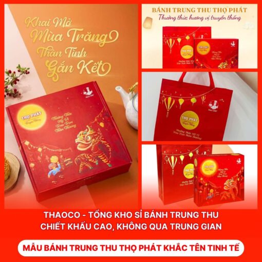 Bánh Trung Thu Thọ Phát Khắc Tên Tinh Tế