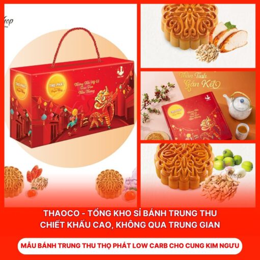 Bánh Trung Thu Thọ Phát Low Carb Cho Cung Kim Ngưu