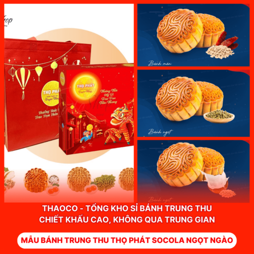 Bánh Trung Thu Thọ Phát Socola Ngọt Ngào