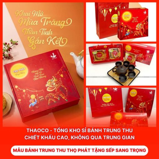 Bánh Trung Thu Thọ Phát Tặng Sếp Sang Trọng