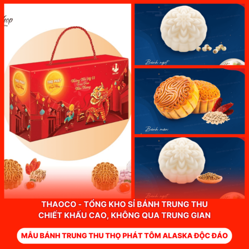 Bánh Trung Thu Thọ Phát Tôm Alaska Độc Đáo
