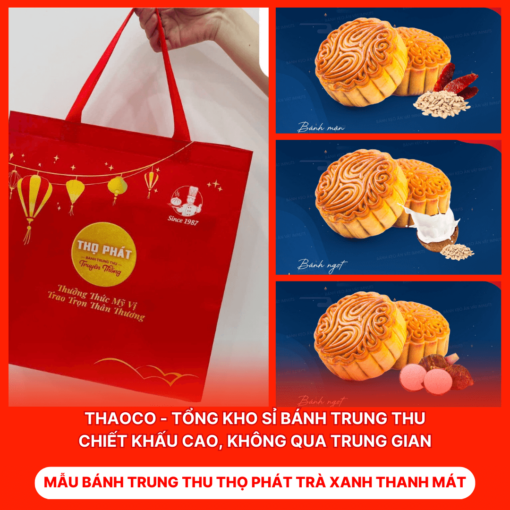 Bánh Trung Thu Thọ Phát Trà Xanh Thanh Mát