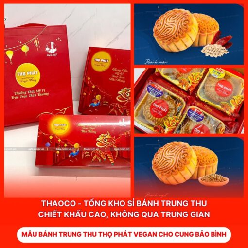 Bánh Trung Thu Thọ Phát Vegan Cho Cung Bảo Bình