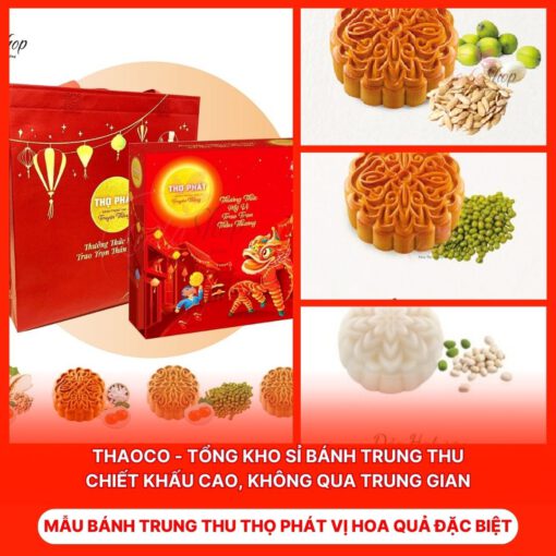Bánh Trung Thu Thọ Phát Vị Hoa Quả Đặc Biệt