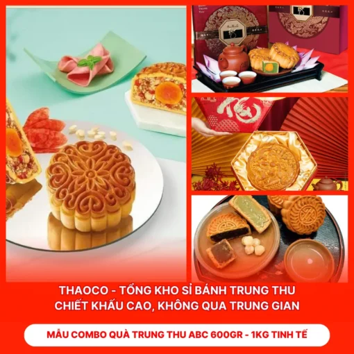 Combo Quà Trung Thu ABC 600gr - 1KG Tinh Tế