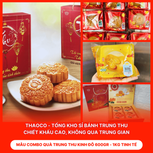 Combo Quà Trung Thu Kinh Đô 600gr-1KG Tinh Tế