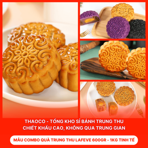Combo Quà Trung Thu Lafeve 600gr - 1KG Tinh Tế