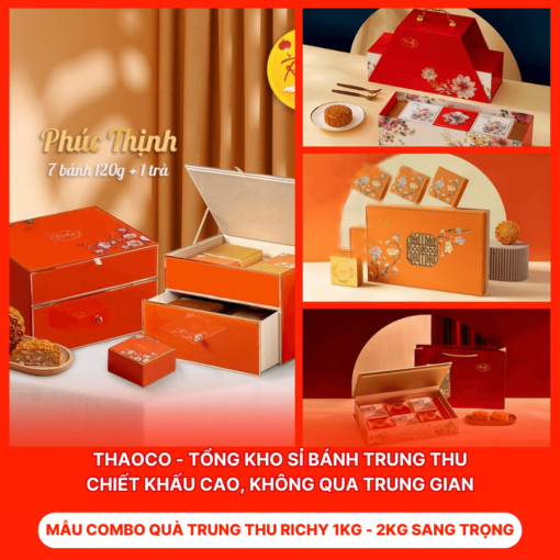 Combo Quà Trung Thu Richy 1KG - 2KG Sang Trọng