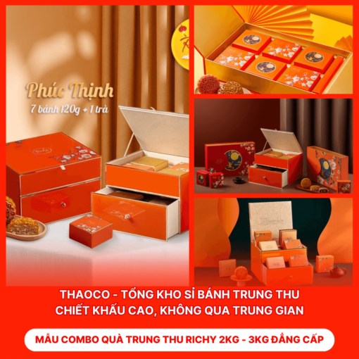 Combo Quà Trung Thu Richy 2KG - 3KG Đẳng Cấp