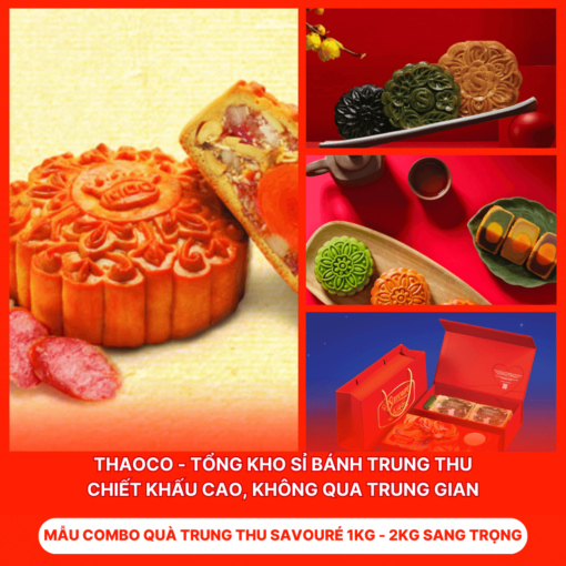 Combo Quà Trung Thu Savouré 1KG - 2KG Sang Trọng