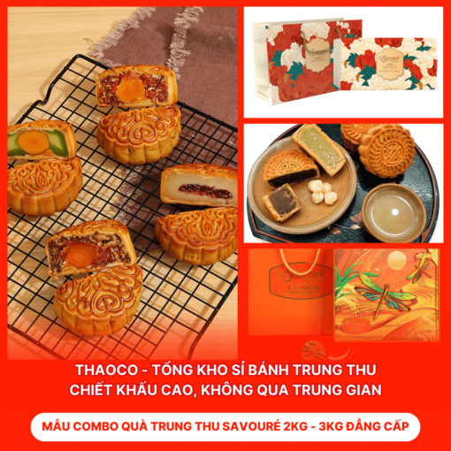 Combo Quà Trung Thu Savouré 2KG - 3KG Đẳng Cấp