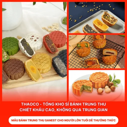 Bánh Trung Thu Sanest Cho Người Lớn Tuổi Dễ Thưởng Thức