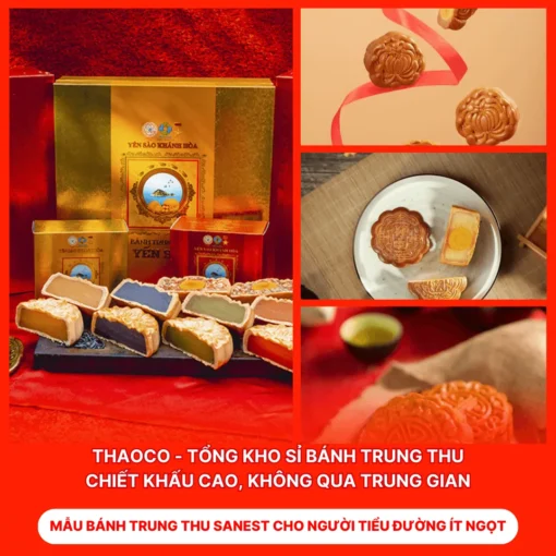 Bánh Trung Thu Sanest Cho Người Tiểu Đường Ít Ngọt