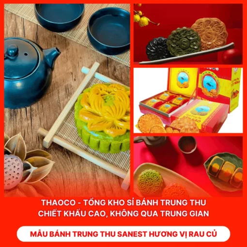 Bánh Trung Thu Sanest Hương Vị Rau Củ
