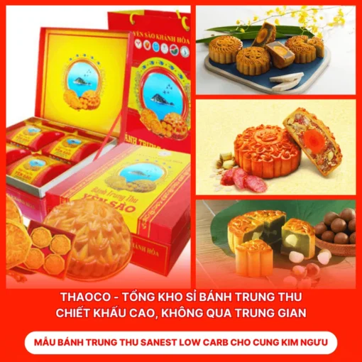 Bánh Trung Thu Sanest Low Carb Cho Cung Kim Ngưu
