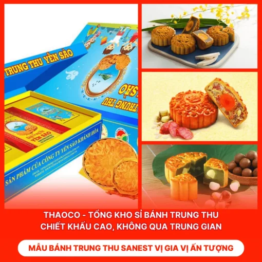 Bánh Trung Thu Sanest Vị Gia Vị Ấn Tượng