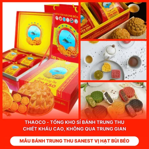 Bánh Trung Thu Sanest Vị Hạt Bùi Béo