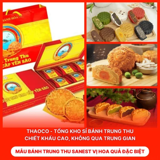 Bánh Trung Thu Sanest Vị Hoa Quả Đặc Biệt