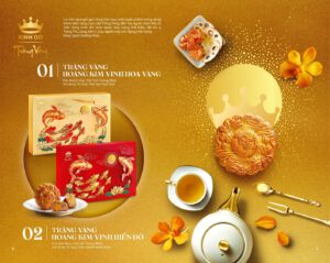 Bánh Trung Thu Kinh Đô Trăng Vàng - Hộp Quà Tết Trung Thu Sang Trọng